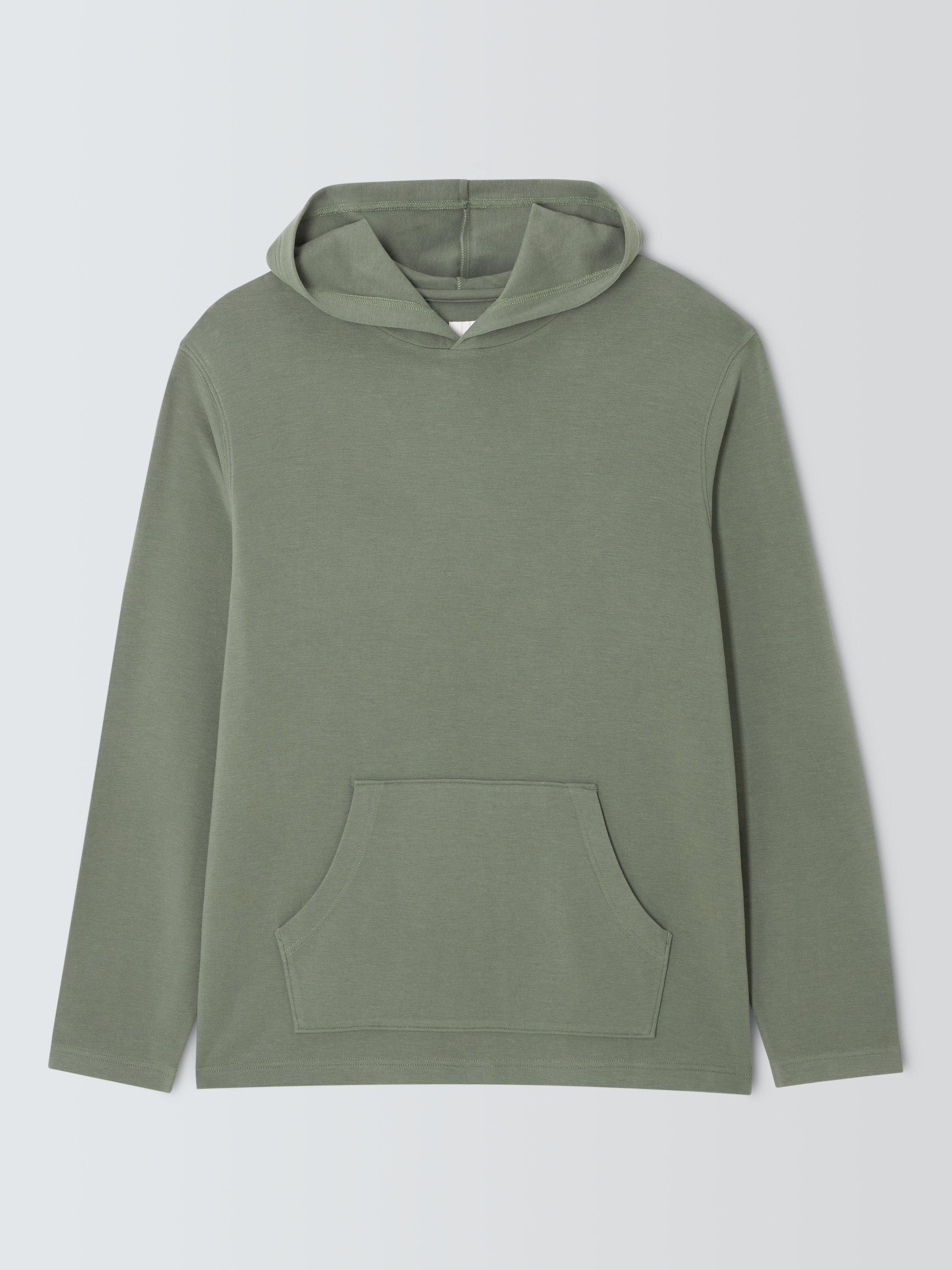 Product image 4 of 5, which shows John Lewis Cosy Hoodie, Mid Green, S