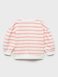 Mango Kids' Sunny Stripe Cotton Jumper