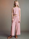 Mango Kids' Jaipur Patterned Cotton Trousers