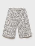 Mango Kids' Zakiap Floral Print Cotton Trousers