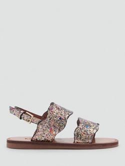 Mango Kids' Deme Glitter Sandals, Multi, Multi