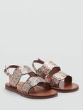 Mango Kids' Deme Glitter Sandals, Multi