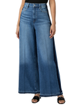 PAIGE Portia High Waist Wide Leg Jeans, Blue/Dark Blue