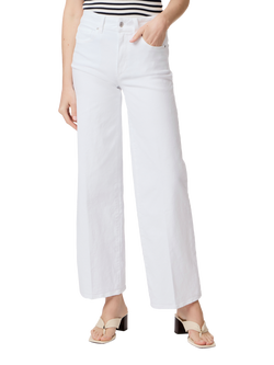 PAIGE Sasha High Waist Jeans, White - view 2, White