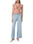 PAIGE Farrow Floral Ruffle Top, Multi