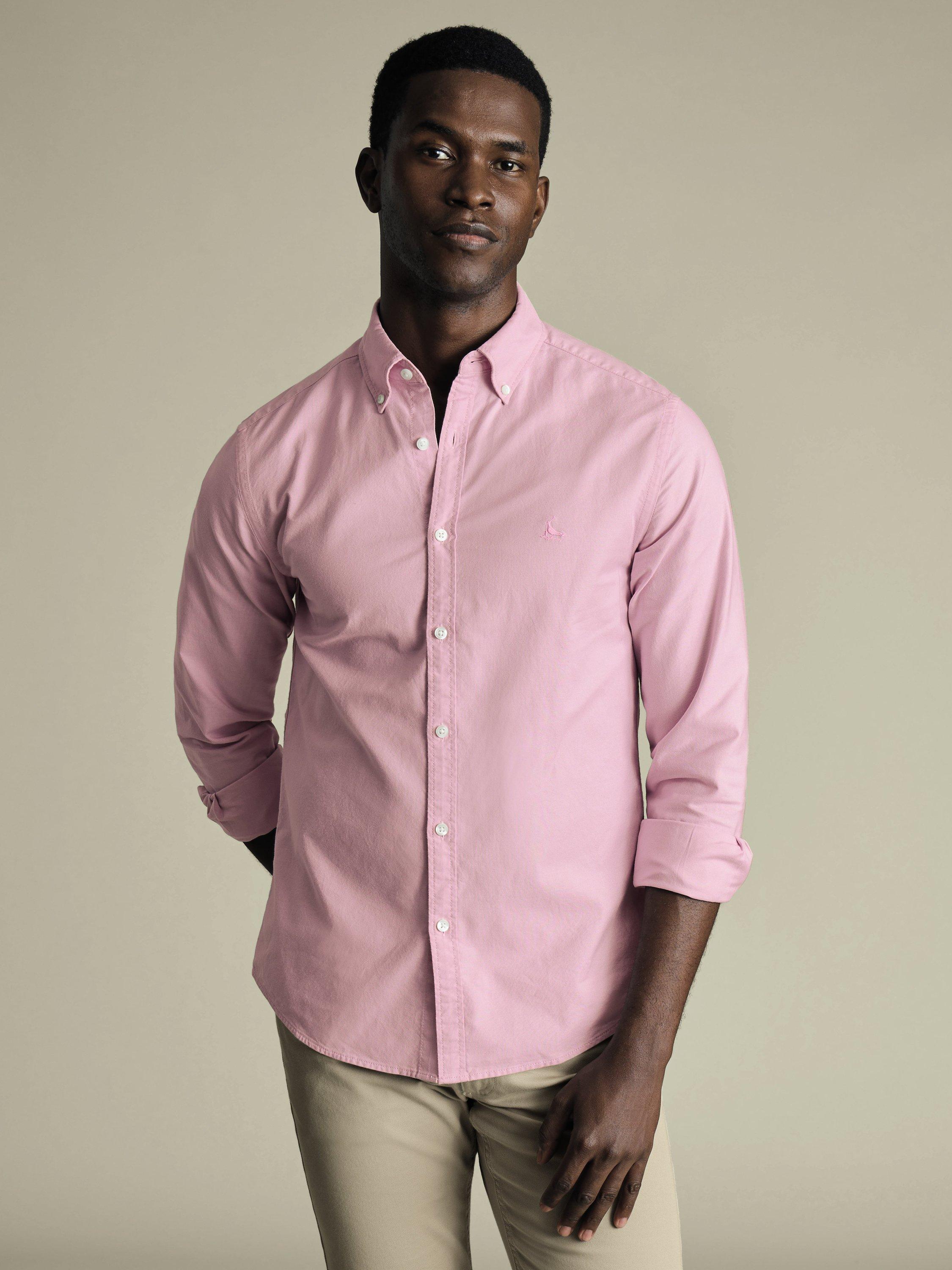 Charles Tyrwhitt Cotton Extra Slim Fit Oxford Weave Shirt, Violet Purple