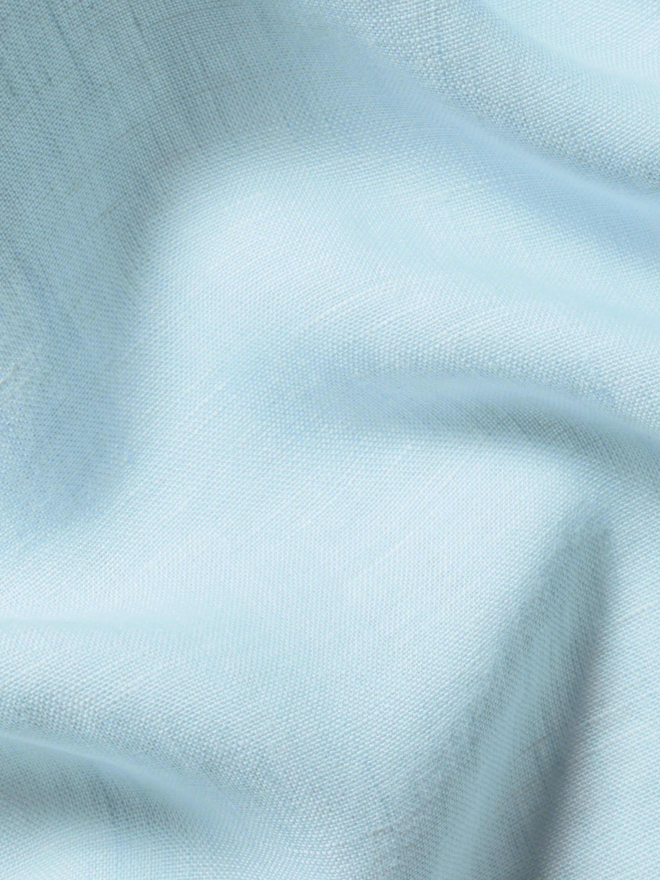 Product image 6 of 6, which shows Charles Tyrwhitt Linen Slim Fit Shirt, Aqua Green, S