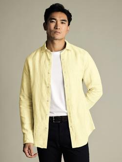 Charles Tyrwhitt Linen Slim Fit Shirt, Lemon