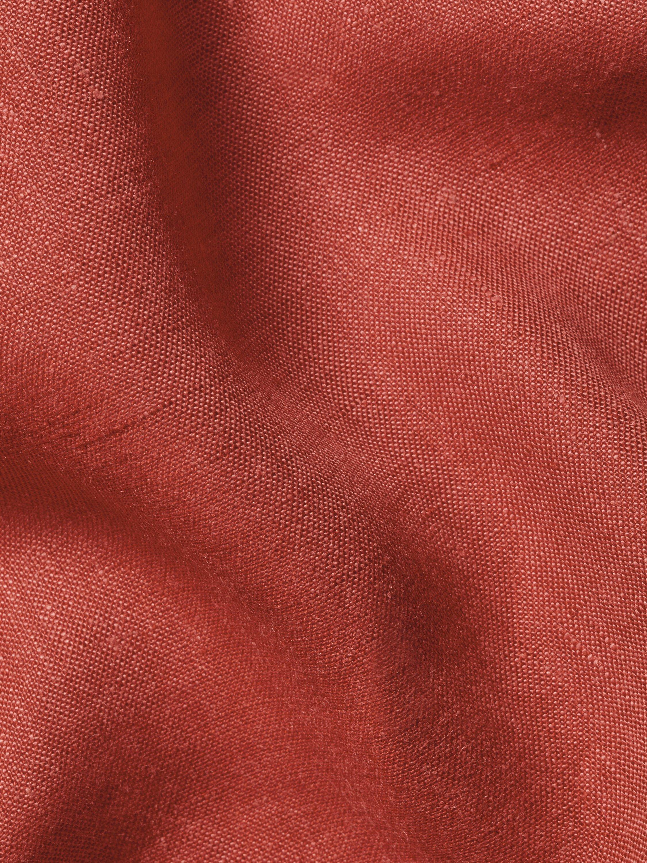 Product image 6 of 6, which shows Charles Tyrwhitt Linen Slim Fit Shirt, Rust, S