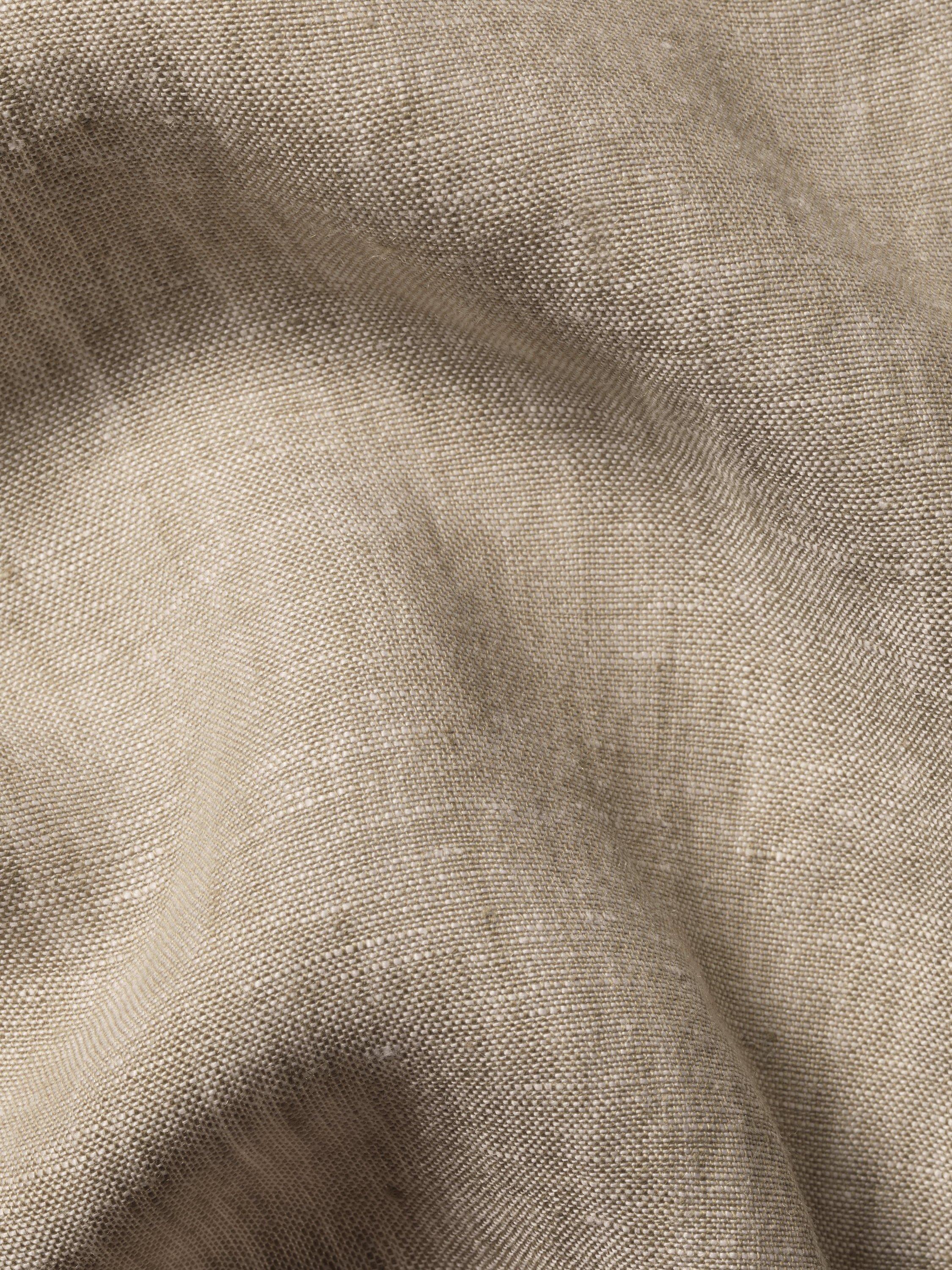 Product image 5 of 5, which shows Charles Tyrwhitt Linen Slim Fit Short Sleeve Shirt, Oatmeal, S