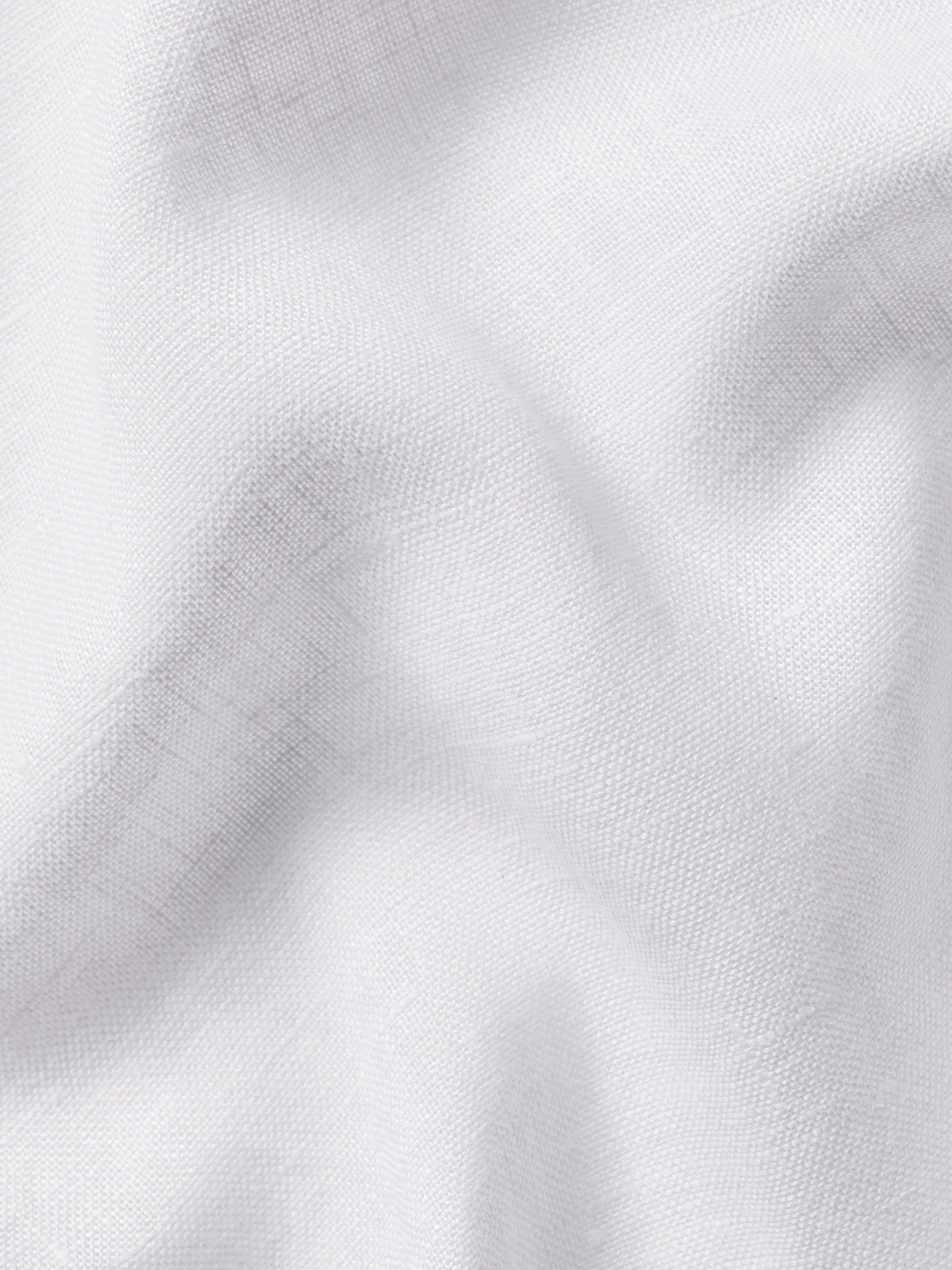Product image 6 of 6, which shows Charles Tyrwhitt Linen Slim Fit Button-Down Collar Shirt, White, S