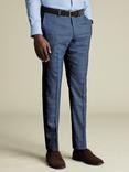 Charles Tyrwhitt Check Wool Suit Trousers
