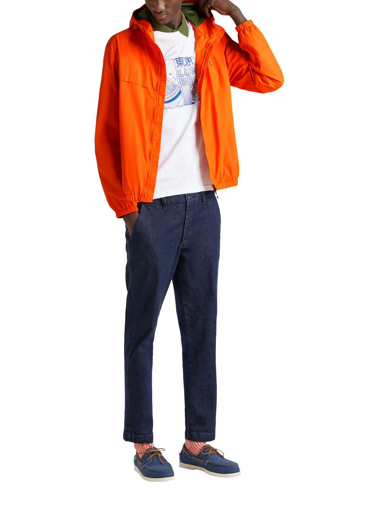 Product image 3 of 5, which shows Benetton Sports Jacket, Amber, M