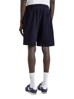 Benetton Organic Cotton Fleece Shorts, Night Blue - view 2, Night Blue