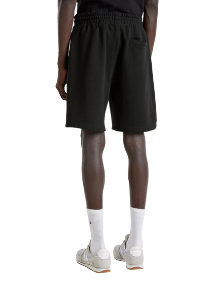 Benetton Fleece Shorts, Black - view 2, Black