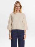 Numph Riette Wool Rich Jumper, Cream