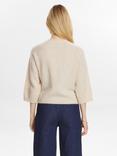 Numph Riette Wool Rich Jumper, Cream