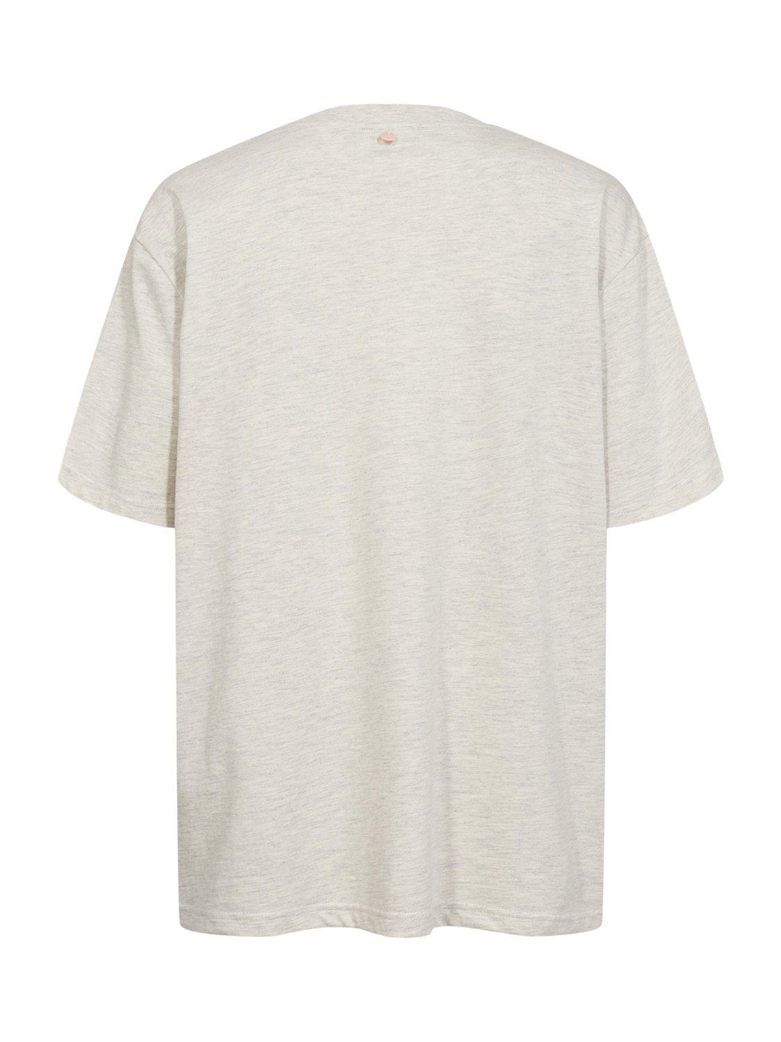 Product image 7 of 7, which shows Numph Western Cowboy Boots T-Shirt, Cream/Red, XS