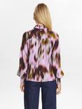Numph Lilith Abstract Shirt, Purple/Multi