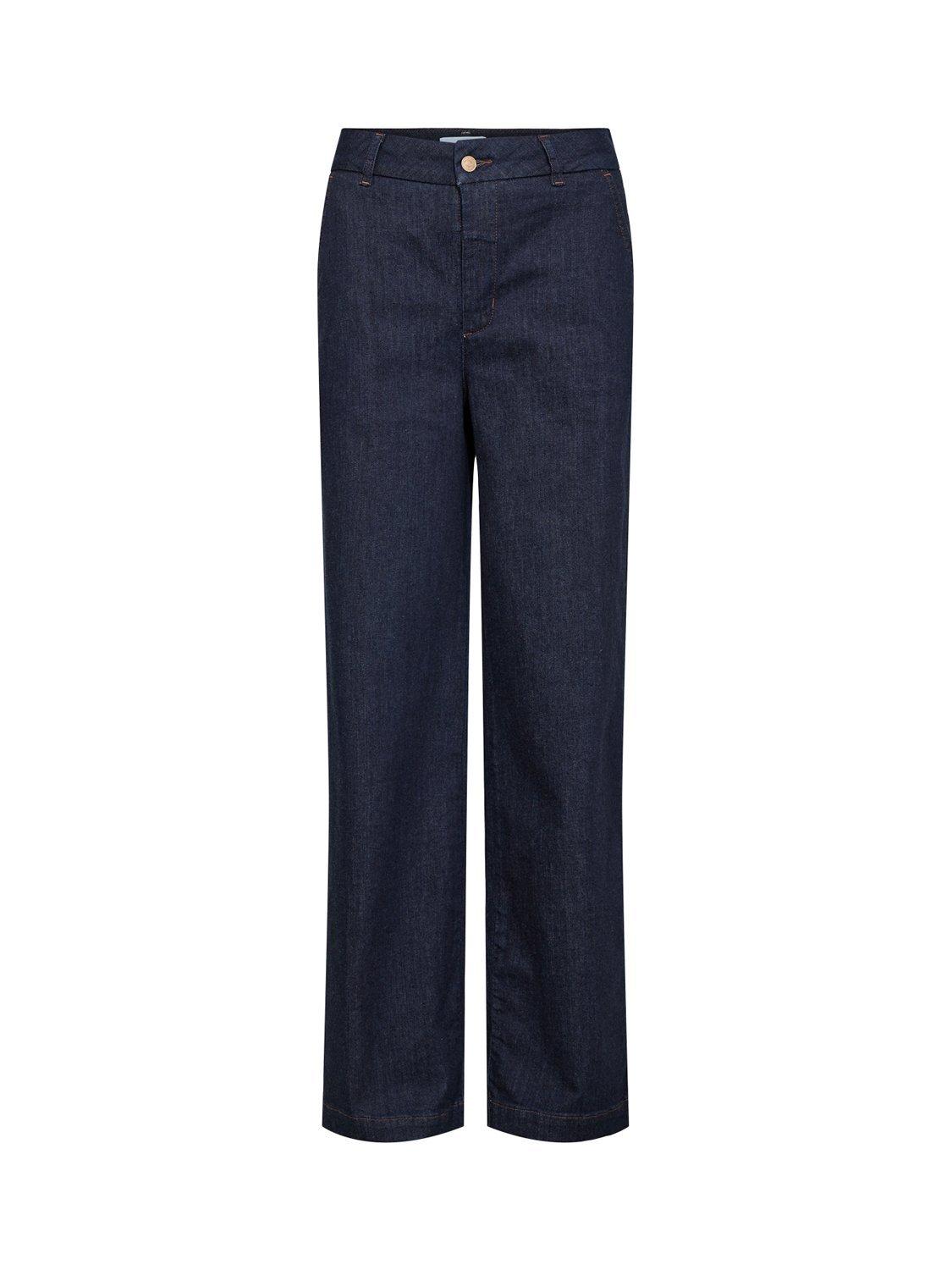 Product image 6 of 7, which shows Numph Wide Leg Ankle Jeans, Dark Blue, 34