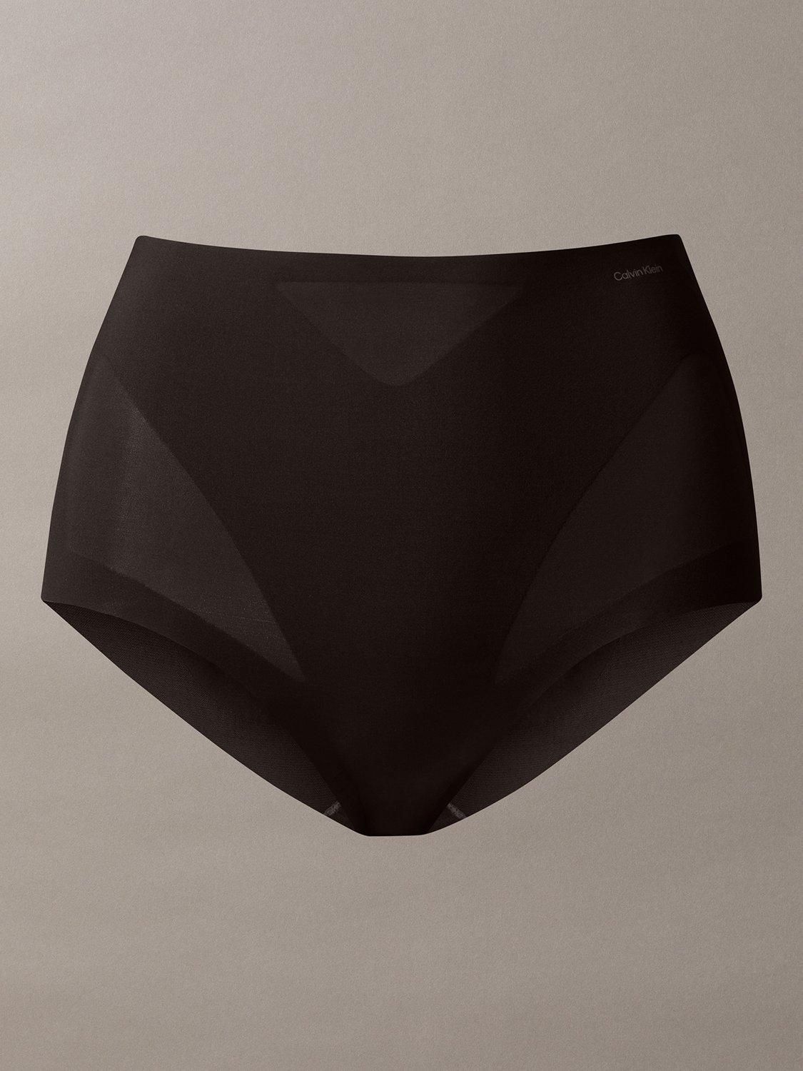 Product image 7 of 8, which shows Calvin Klein Stay-Put Stretch High Waist Shapewear Knickers, Black, XS