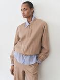 Mango Tuesday Bomber Jacket, Medium Brown