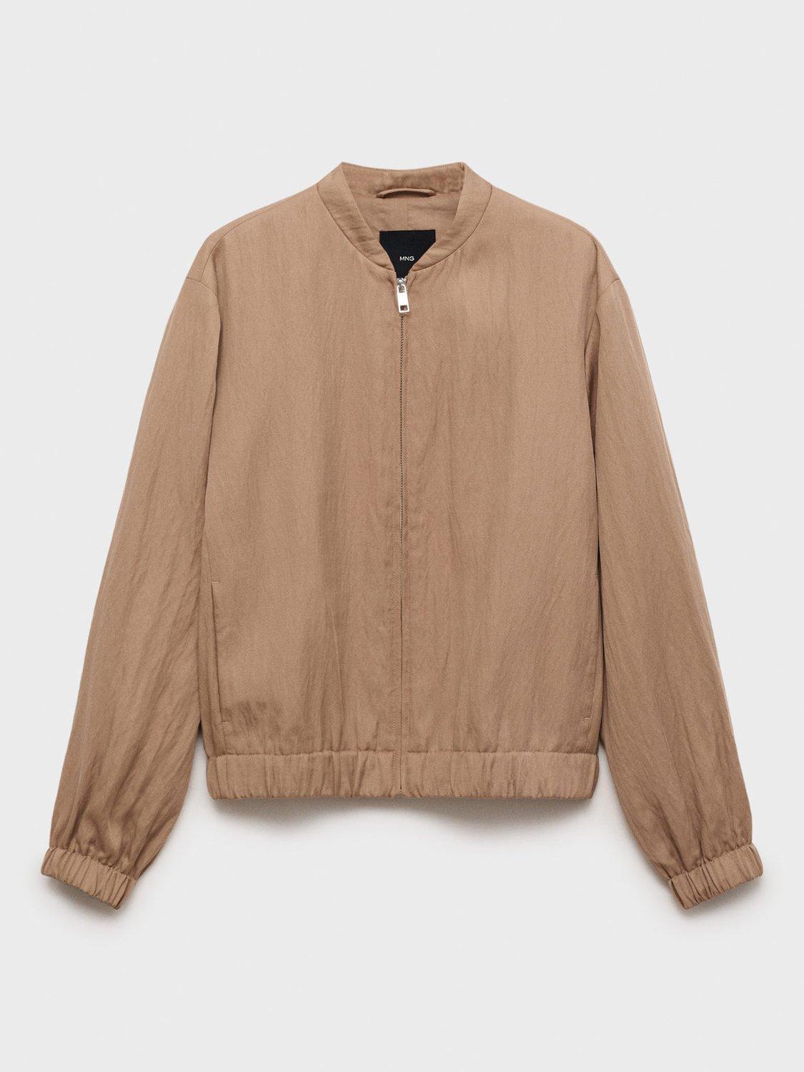 Product image 3 of 8, which shows Mango Tuesday Bomber Jacket, Medium Brown, L