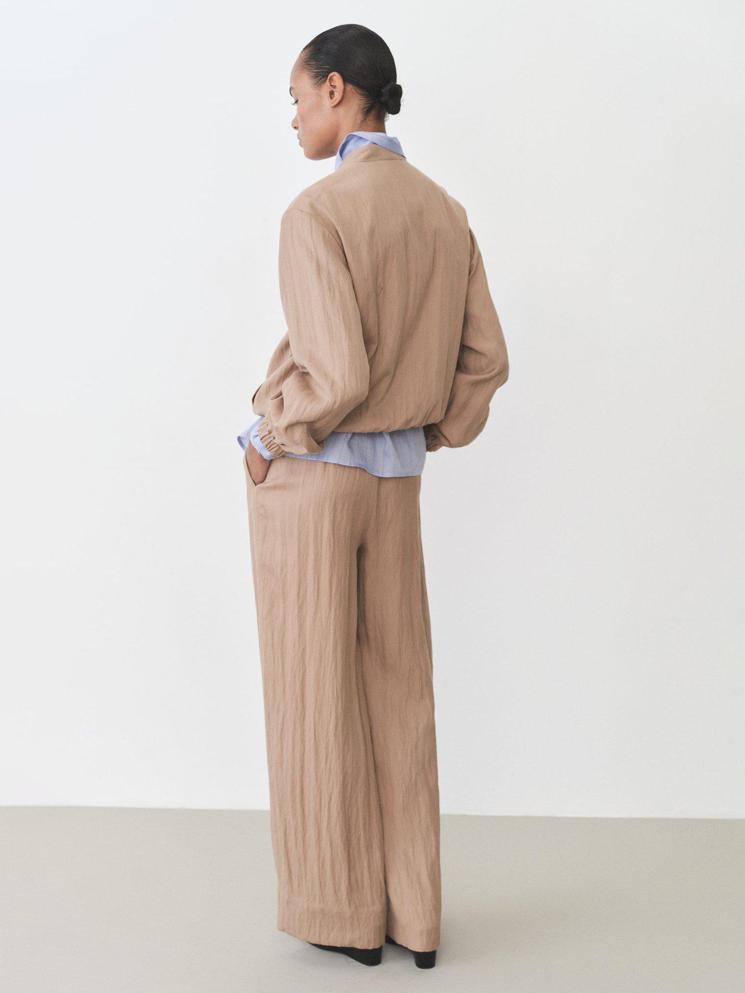 Product image 4 of 8, which shows Mango Tuesday Bomber Jacket, Medium Brown, L
