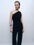 Mango Yeah Asymmetric Jumpsuit, Black