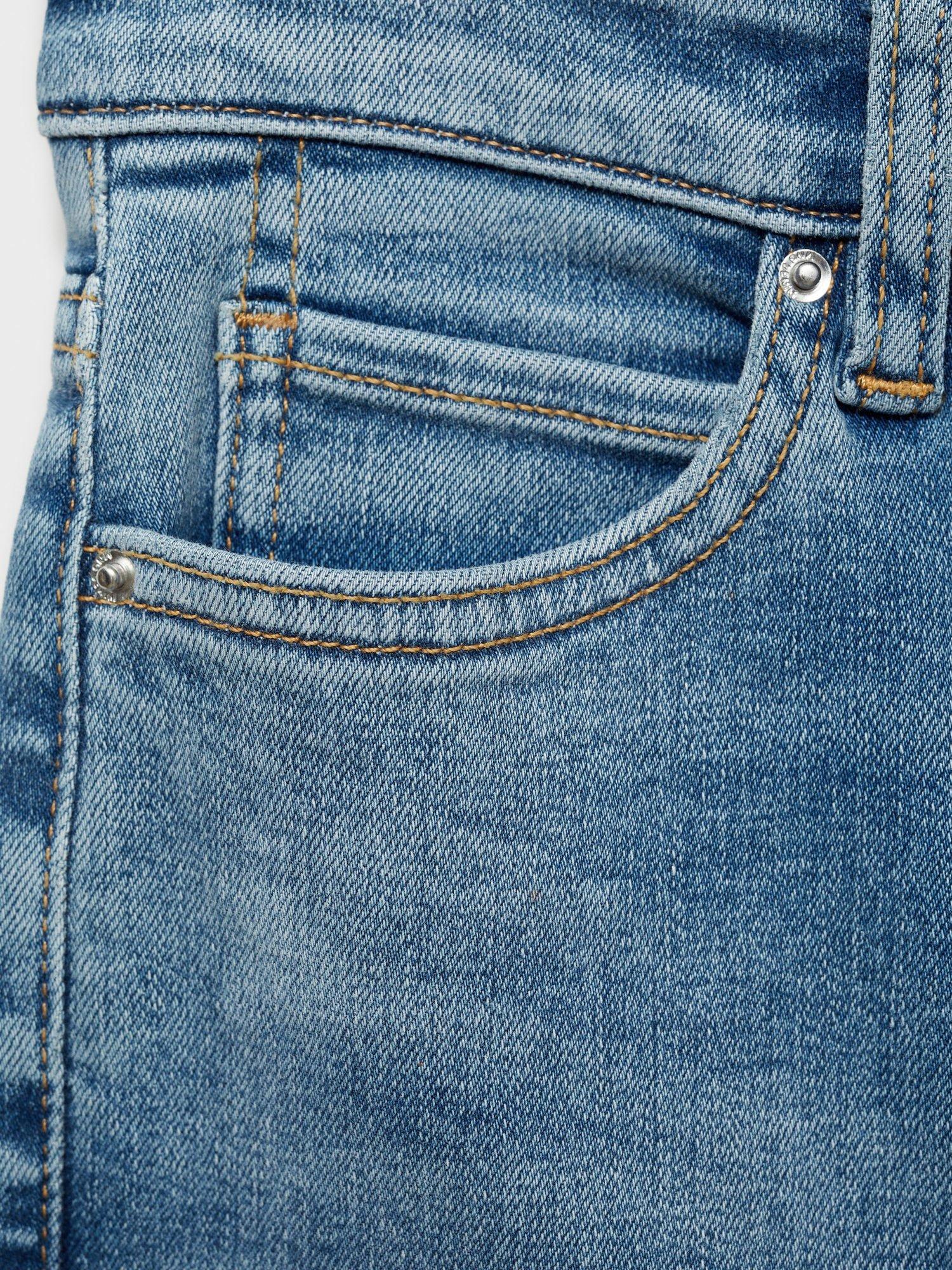 Product image 5 of 9, which shows Mango Newisa Mid Rise Skinny Jeans, Open Blue, 8