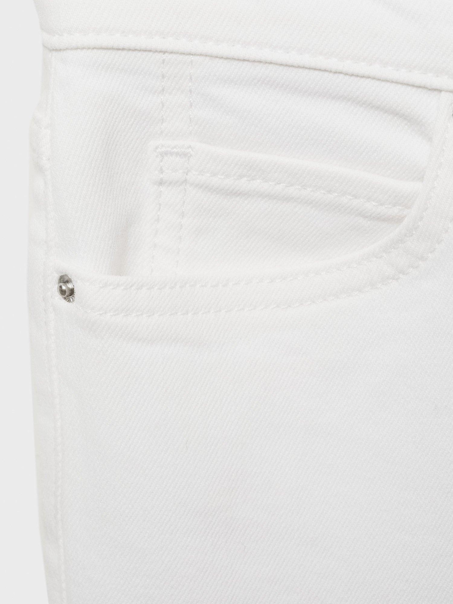 Product image 5 of 9, which shows Mango Newisa Mid Rise Skinny Jeans, White, 4