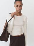 Mango Rira Jumper, Light Beige