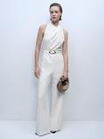 Mango Padam Sleeveless Crew Neck Jumpsuit