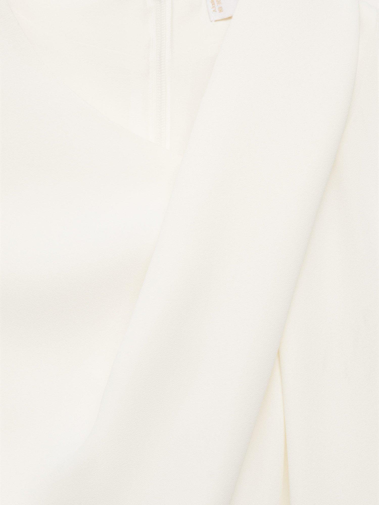 Product image 5 of 8, which shows Mango Padam Sleeveless Crew Neck Jumpsuit, Light Beige, XS