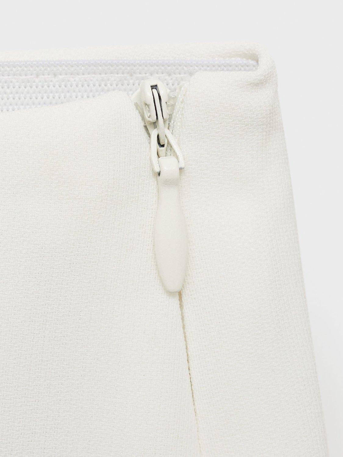 Product image 5 of 7, which shows Mango Iguana Tailored Trousers, Natural White, 10