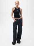 Mango Boni Cotton Blend Sleeveless Tank Top