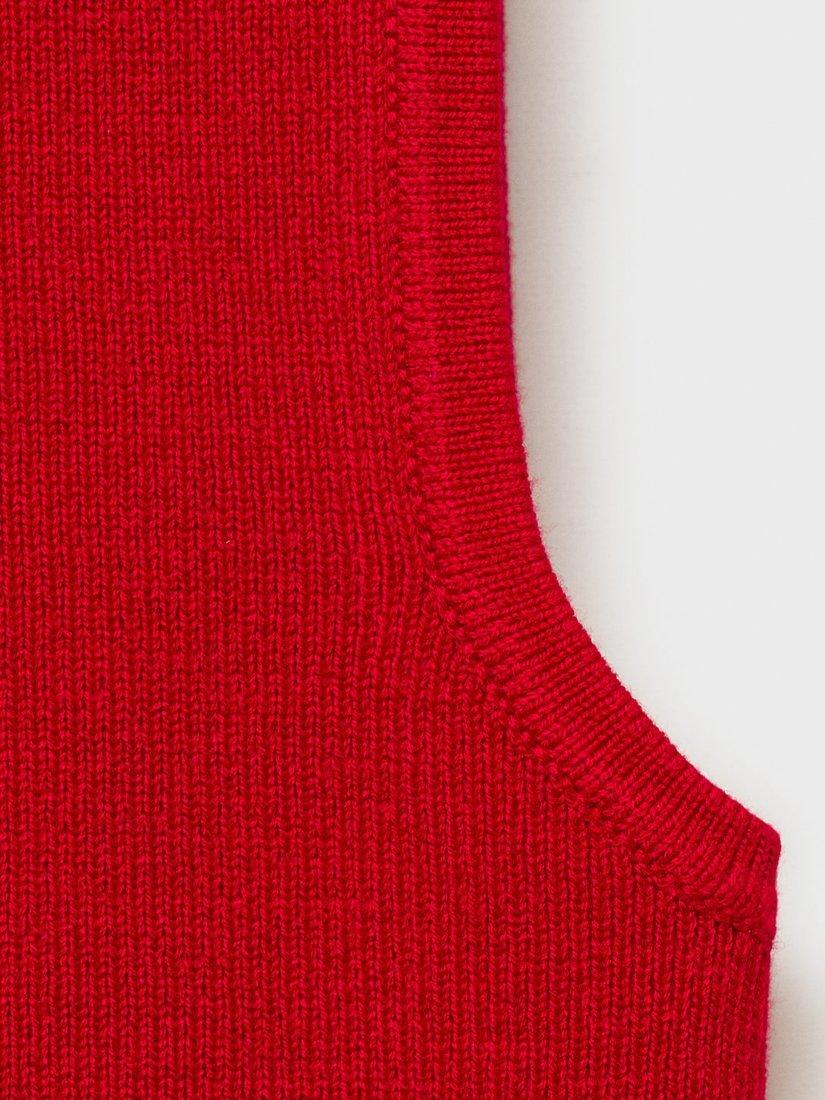 Product image 5 of 9, which shows Mango Hernan Fitted Tank, Red, S