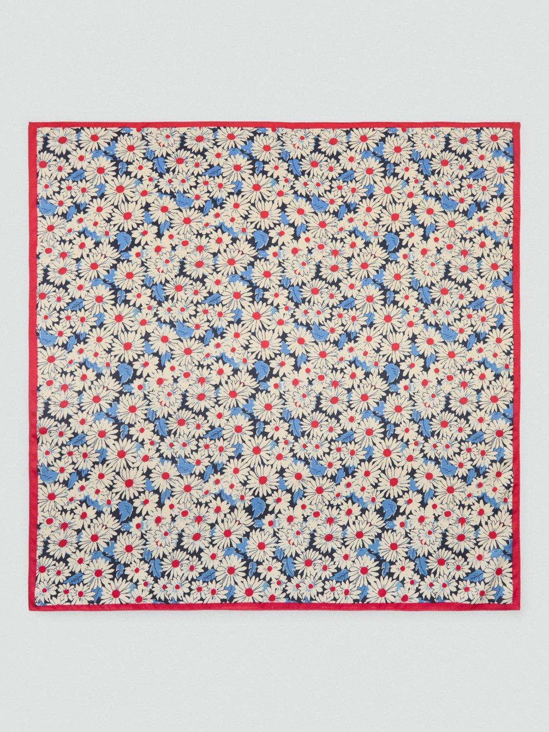 Mango Margas Floral Square Scarf