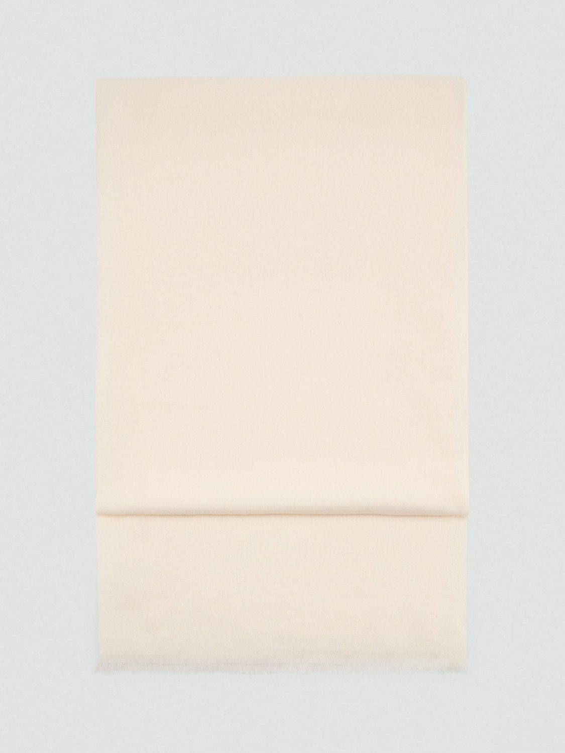Mango Wivy Foulard Scarf, Light Beige