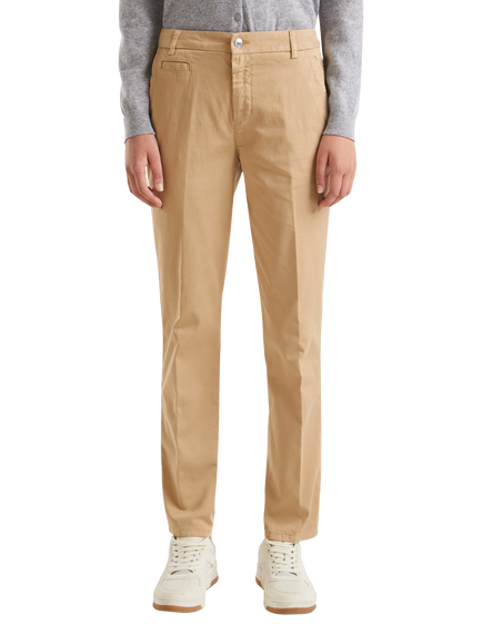 Benetton Slim Fit Chinos, Camel