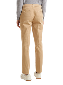 Benetton Slim Fit Chinos - view 2, Camel
