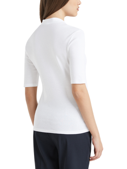 Benetton Slim Fit V-Neck T-Shirt - view 2, Optical White