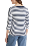 Benetton Stripe 3/4 Sleeve Top, Blue