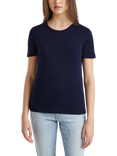 Benetton Fine Rib Round Neck T-Shirt