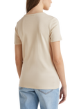 Benetton Crew Neck T-Shirt, Beige