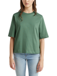 Benetton Boxy Fit T-Shirt, Forest Green