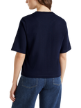 Benetton Boxy Fit T-Shirt, Night Blue