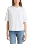 Benetton Boxy Fit T-Shirt, Optical White