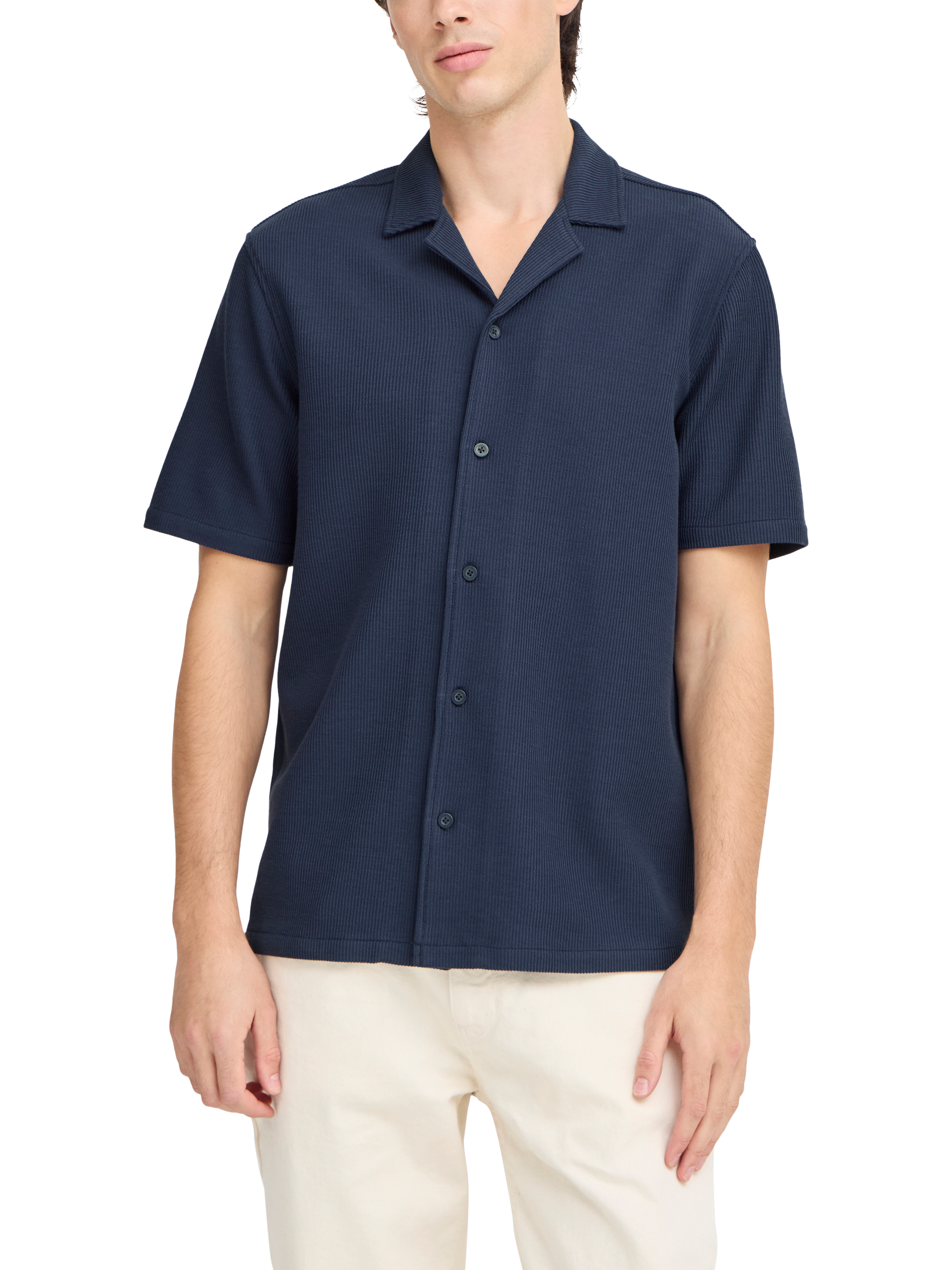 Casual Friday Archer Ribbed Resort Short Sleeve Shirt