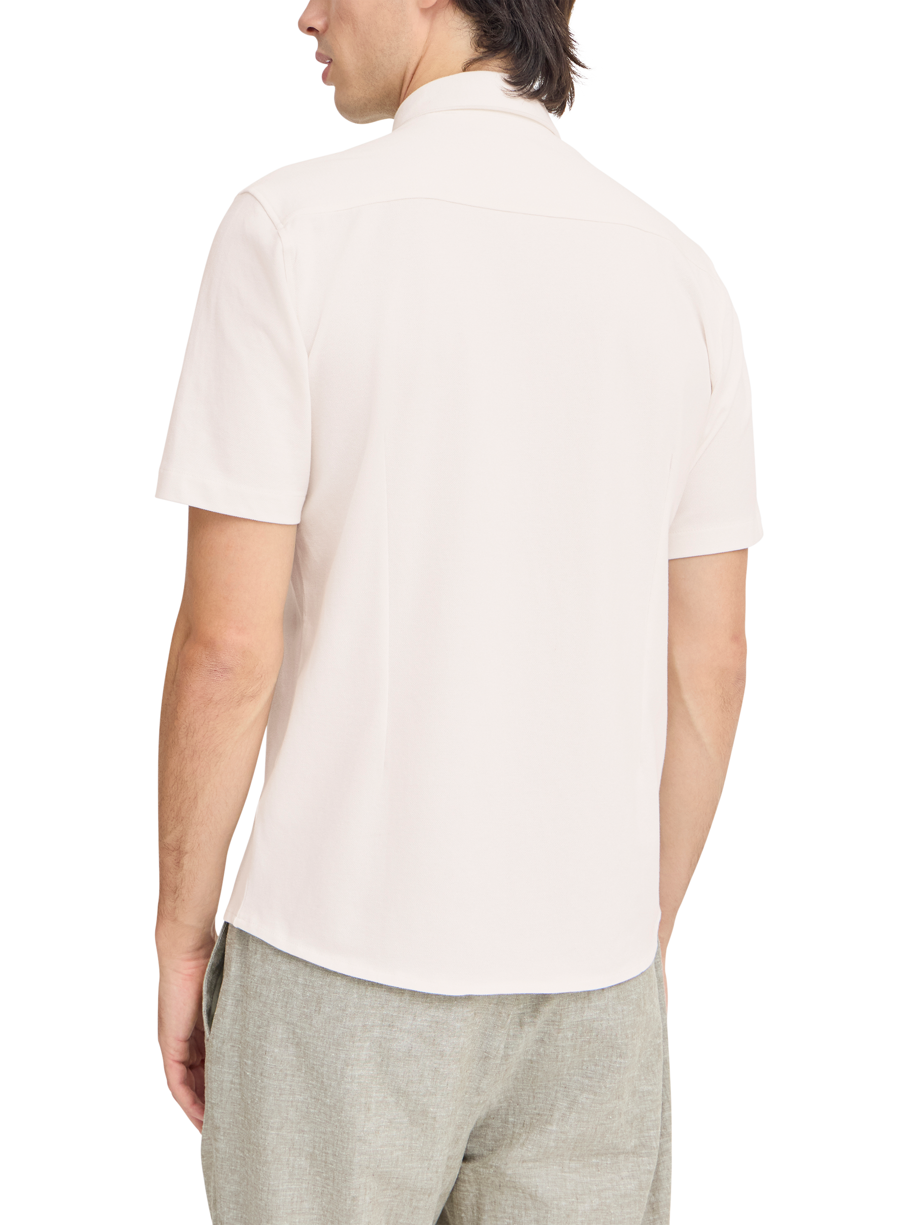 Product image 2 of 11, which shows Casual Friday Folke Cotton Blend Regular Fit Shirt, Snow White, XXL